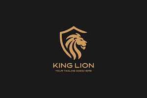 Modern Lion Logo Design