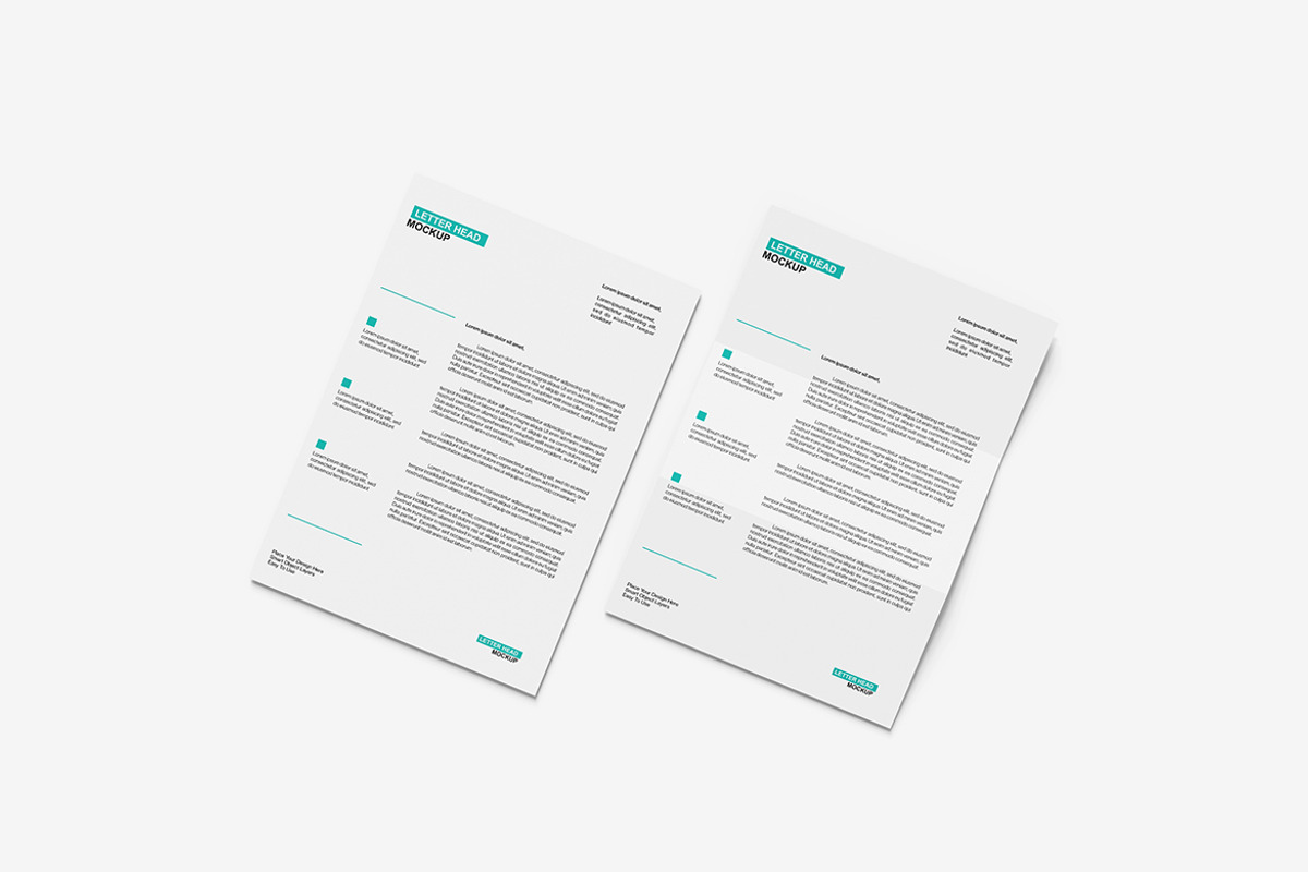 Letterhead Mockup, a Product Mockup by Indah (Photo 4 of 6)