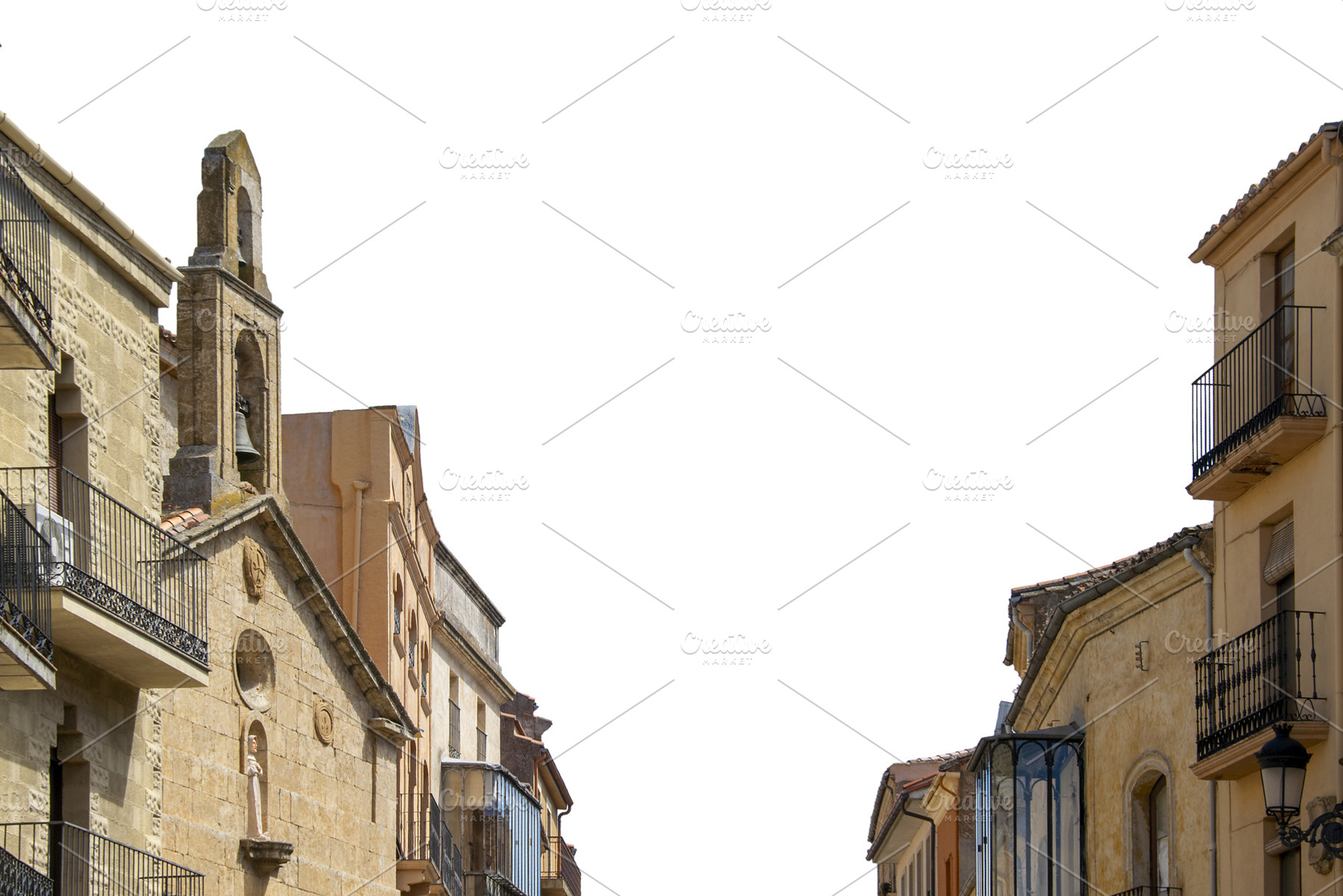 Narrow historic street framed, an Architecture Photo by DanFLCreativo