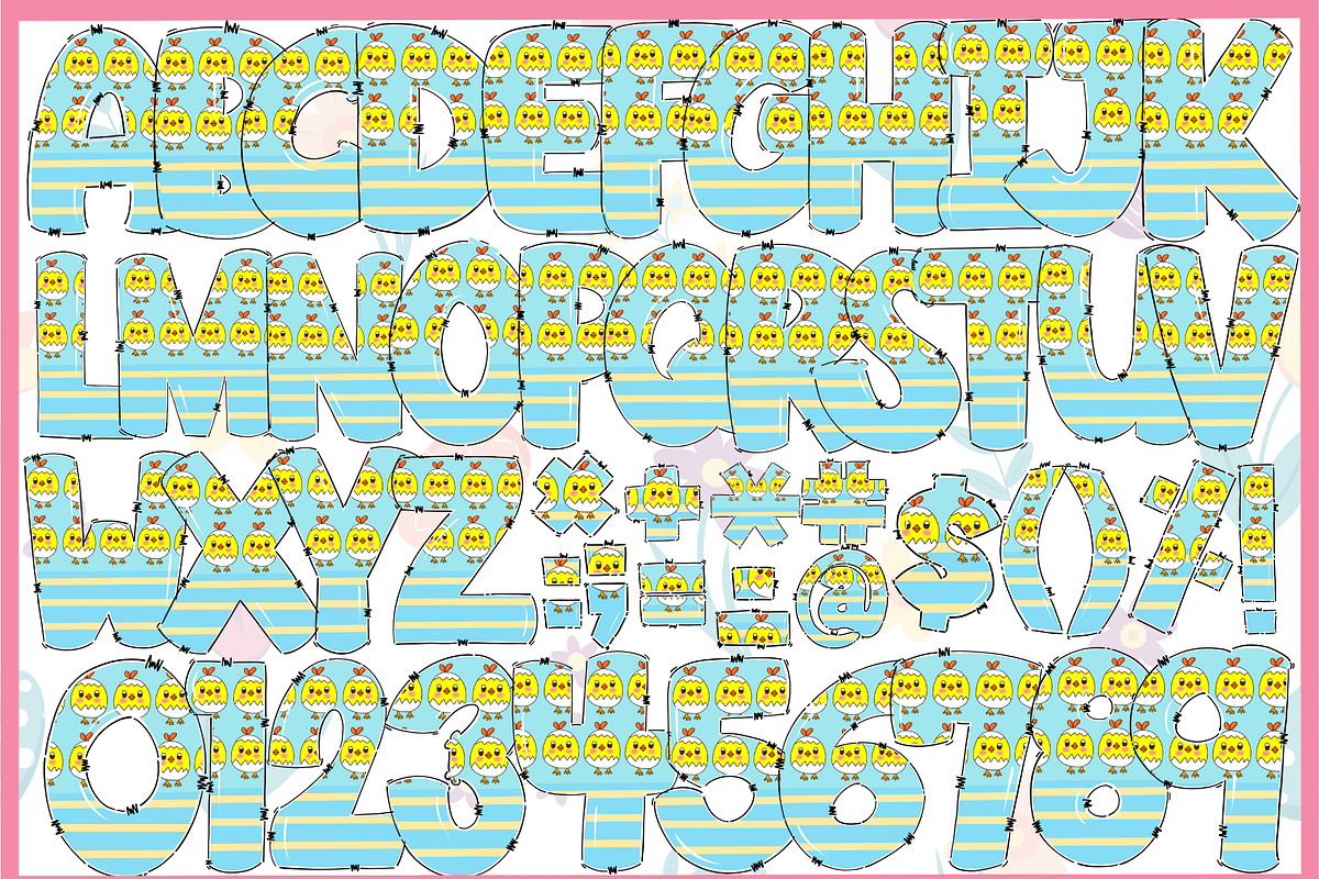 Easter Day-PNG fonts, a Font by It me digital art (Photo 2 of 7)