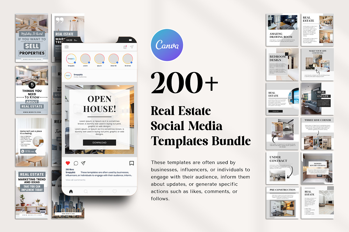 Real Estate Social Media Bundle preview 5
