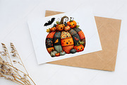 Whimsical Halloween Pumpkin Clipart, a Seasonal Illustration by Canvas Craft (Thumbnail 10 of 10)