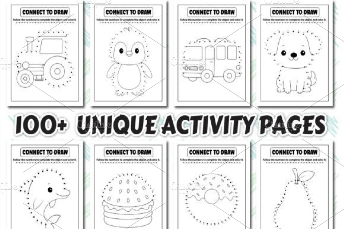 100 Dot-to-Dot Activity Book, a Decorative Illustration by Design Station (Photo 2 of 4)