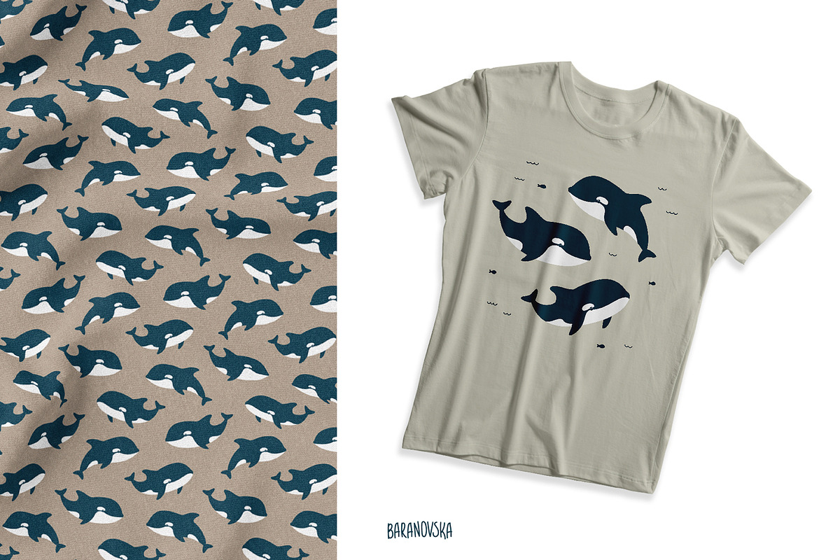 Cute Arctic Animals, a Pattern Graphic by Baranovska (Photo 7 of 10)