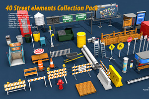 40 Street elements Collection Pack