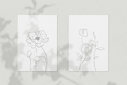Minimalist Botanical Line Sketches, a Decorative Illustration by Galerie Design Studio (Thumbnail 4 of 6)