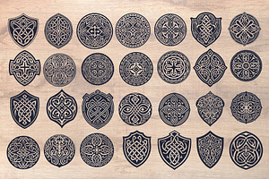 100 Celtic Knot Viking Brushstamp