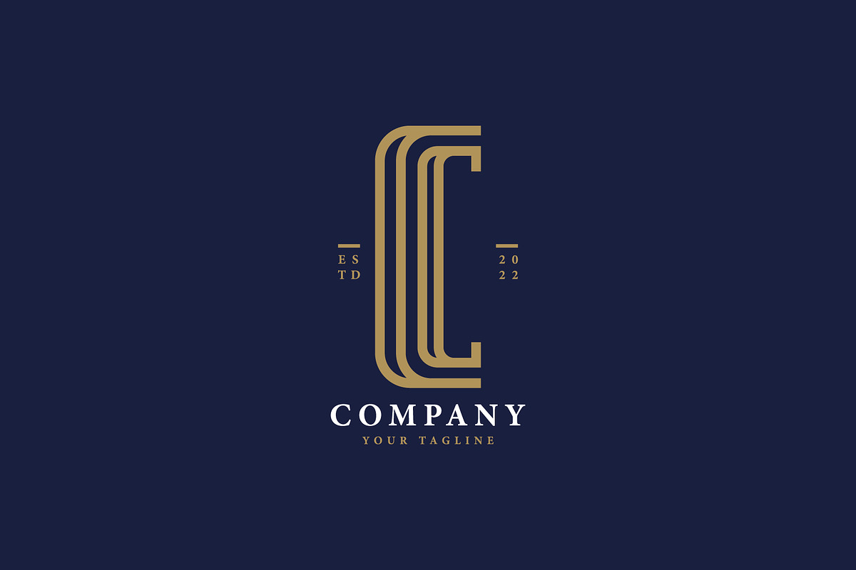CC Letter Mark Logo, a Branding & Logo Template by Agustriana
