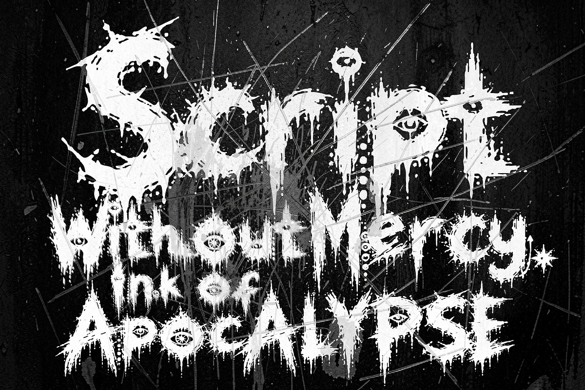TyranTrax - Metal & Hardcore, a Handwritten Font by HypeWorksCo (Photo 2 of 11)