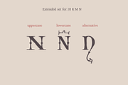 Carolingian Majuscule medieval font, a Serif Font by kaer_shop (Thumbnail 7 of 11)