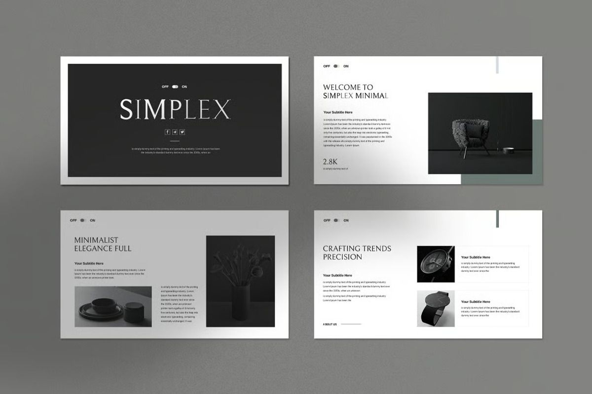 Simple Google Slide Presentation Template preview 3