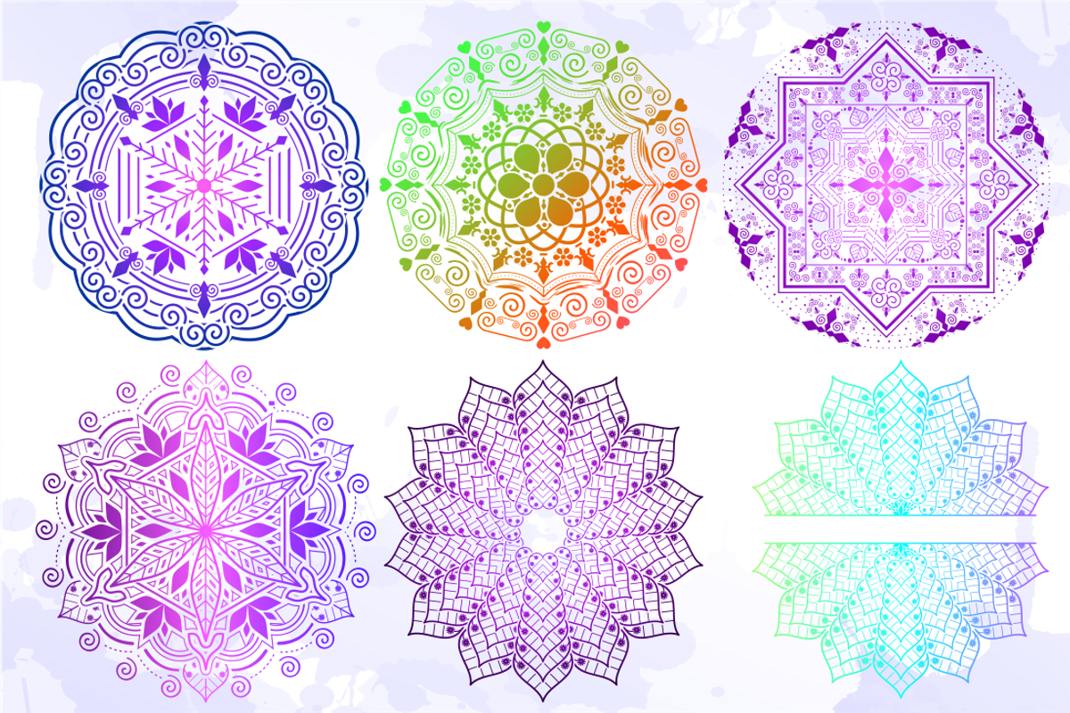 Mandala SVG Bundle, a Pattern Graphic by D2PUTRI (Photo 11 of 12)