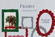 Christmas collage background frames, an Object Graphic by Yuliya Derbisheva (Thumbnail 10 of 14)