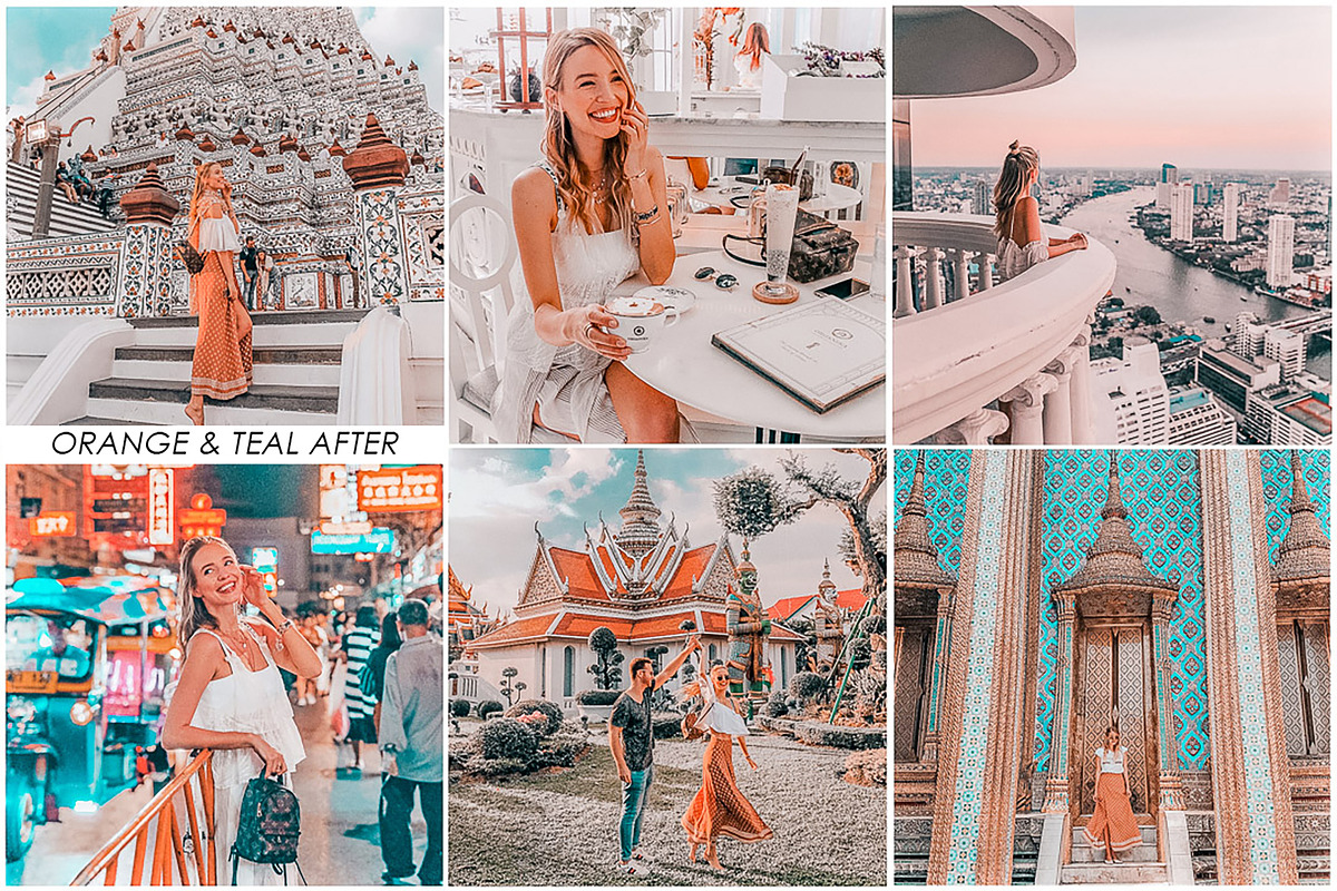 11 Orange & Teal Mobile Lightroom preview 6