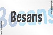 Besans, a Sans Serif Font by NJ Studio (Thumbnail 1 of 8)