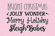 WONDERFUL CHRISTMAS Font Bundle, a Script Font by Blush Font Co. (Thumbnail 2 of 8)
