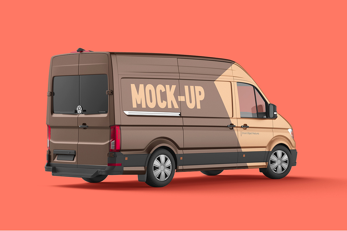 Cargo Van Mockup Set, a Product Mockup by WebAndCat (Photo 3 of 12)