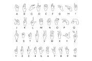 Vector language of deaf-mute., an Illustration by Olesia_ig (Thumbnail 3 of 5)