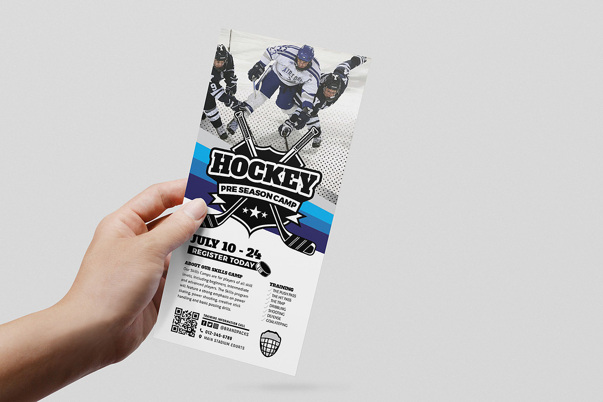 Ice Hockey Templates Pack, a Flyer Template by BrandPacks (Photo 6 of 11)
