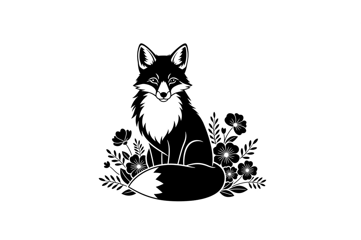 Cute Fox Silhouette Bundle, an Illustration by Designs_River (Photo 20 of 31)