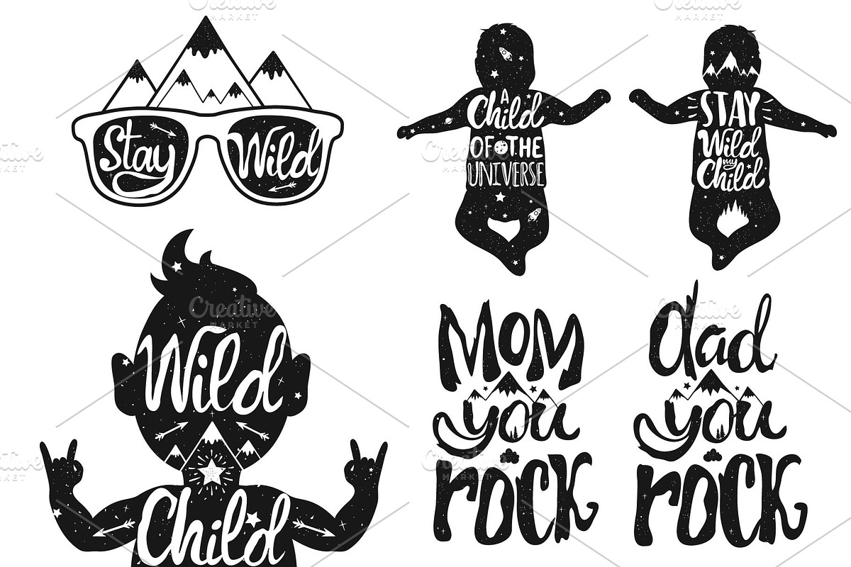 Wild Baby Child 19 prints set, an Illustration by JULYMILKS (Photo 2 of 4)