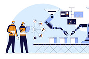 Robotics in Industrial Automation, a Technology Illustration by IcoMaker (Thumbnail 9 of 21)