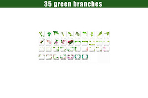 35 Branch Photo Overlays Png File