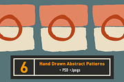 6 Hand Drawn Abstract Patterns, a Pattern Graphic by sergiowashere (Thumbnail 1 of 9)