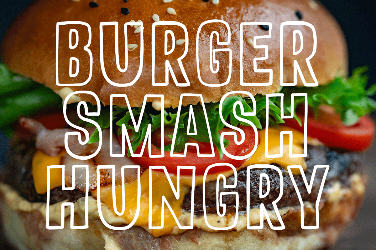 Snackbox – Fun Outline Display Font, a Sans Serif Font by overlaytemplates (Photo 5 of 5)