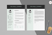 Elegant 1 page Resume Template, a Resume Template by Emaholic Template (Thumbnail 4 of 5)