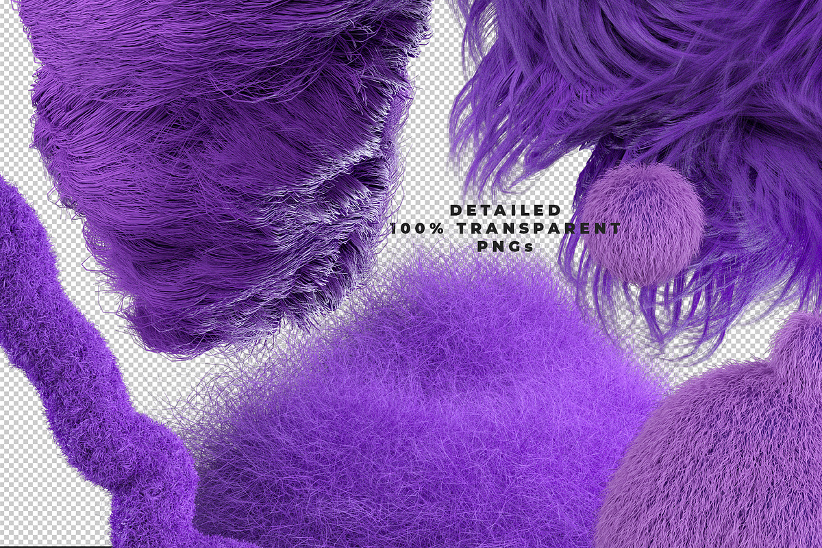Just Furry - 3D shapes collage set, an Object Graphic by KAT (Photo 7 of 11)