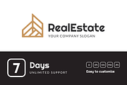 Real Estate Home Logo Template, a Branding & Logo Template by Pentaclay (Thumbnail 4 of 4)
