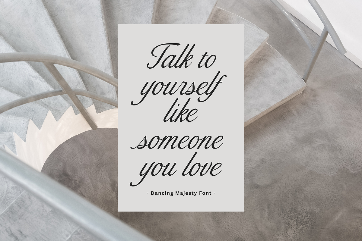 Dancing Majesty–Elegant Calligraphy, a Script Font by Fikryal Studio (Photo 10 of 15)