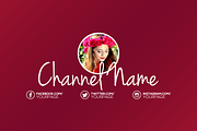 Gradient Youtube Channel Art Banners, a Social Media Template by RussGFX (Thumbnail 5 of 6)