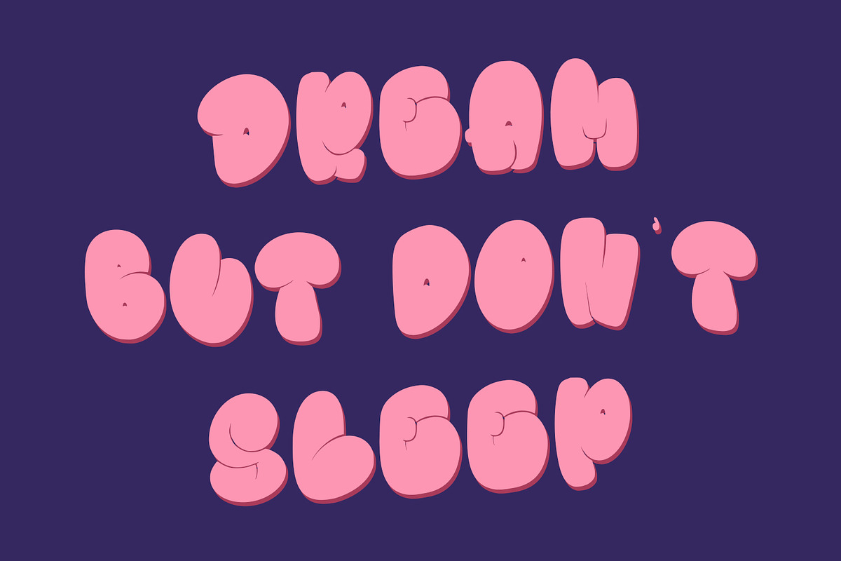 Brollie Graffiti Display Typeface, a Handwritten Font by Maulana Creative (Photo 2 of 7)