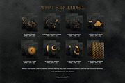Gold Celestial Graphics Astrology, an Object Graphic by Under My Cozy Roof (Thumbnail 3 of 16)