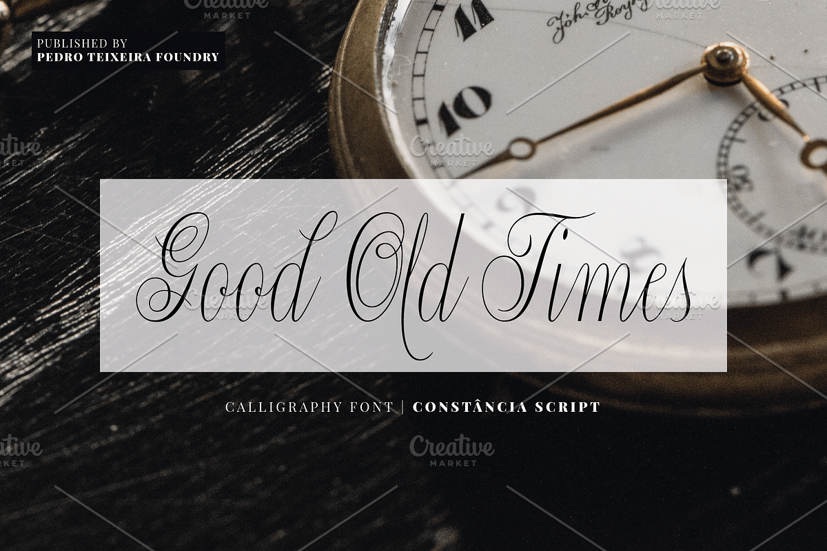 Constância Script Family preview 2