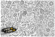 Africa Objects & Elements Set, an Object Graphic by BALABOLKA (Thumbnail 3 of 4)