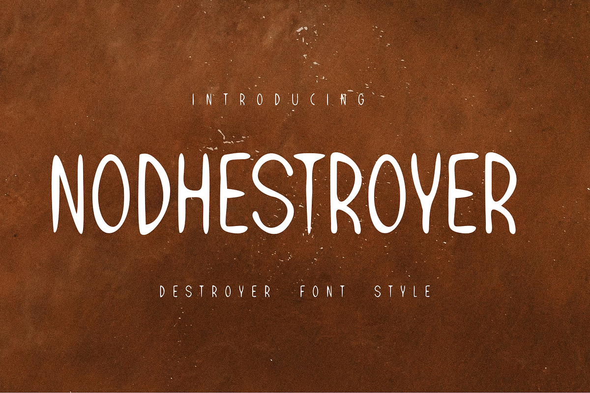 Nodhestroyer Font Modeling, a Sans Serif Font by Monoletter Studio (Photo 4 of 4)