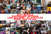 200 Photoshop Actions Bundle 2021, an Action Add-On by Viktor Gjokaj (Thumbnail 1 of 21)