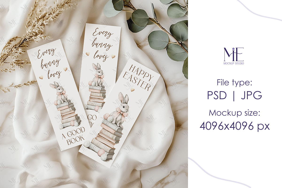Bookmark Photo Strip Mockup Set PSD, a Mockup by Mie Mockup Studio (Photo 5 of 9)