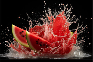 Refreshing Fresh watermelon, a Food & Drink Photo by Ylivdesign