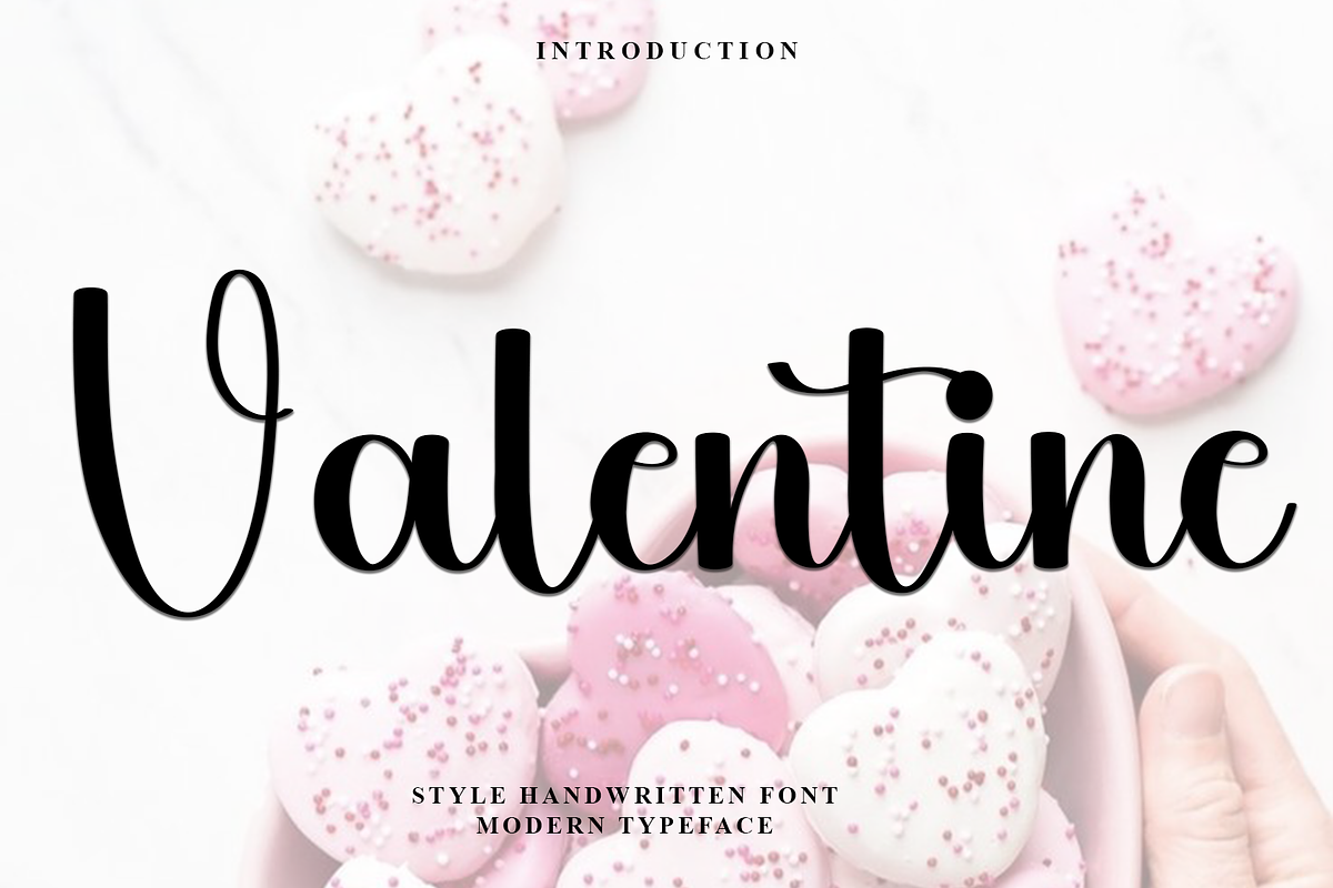 Valentine, a Handwritten Font by InermediaSTUDIO (Photo 1 of 7)