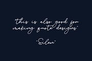 Silen - Stylish signature font, a Handwritten Font by alphArtype (Thumbnail 7 of 11)