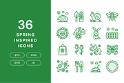 36 Spring Garden Icons, an Icon by Furnace (Thumbnail 1 of 5)