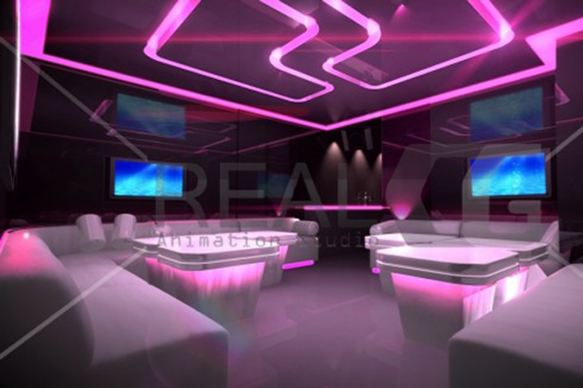 3D render of Night Club Interior preview 3
