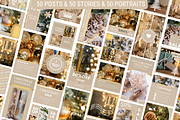 Beige Christmas Instagram Templates, a Social Media Template by SunshineStudioBoutique (Thumbnail 5 of 8)