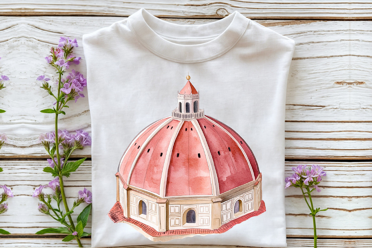 Watercolor Italian Clipart, an Illustration by Rose Art (Photo 4 of 7)