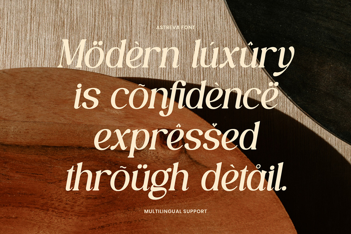 Astreva - Modern Serif Font, a Serif Font by Flawless And Co (Photo 6 of 10)