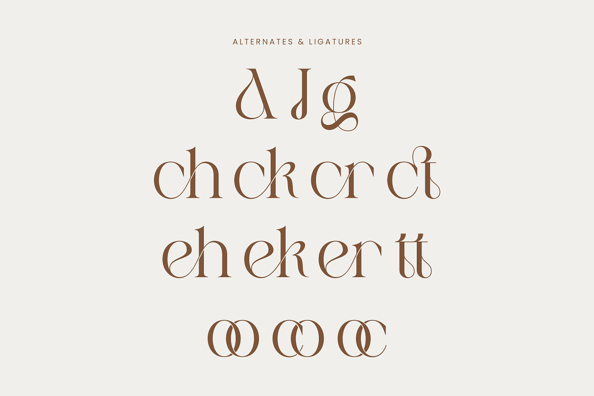 Agathe | Luxury Serif Font, a Serif Font by Mahesans Co (Photo 7 of 10)